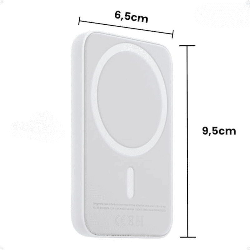 FastCharge – Batería Externa Magnética con Protección Contra Sobrecalentamiento + REGALO